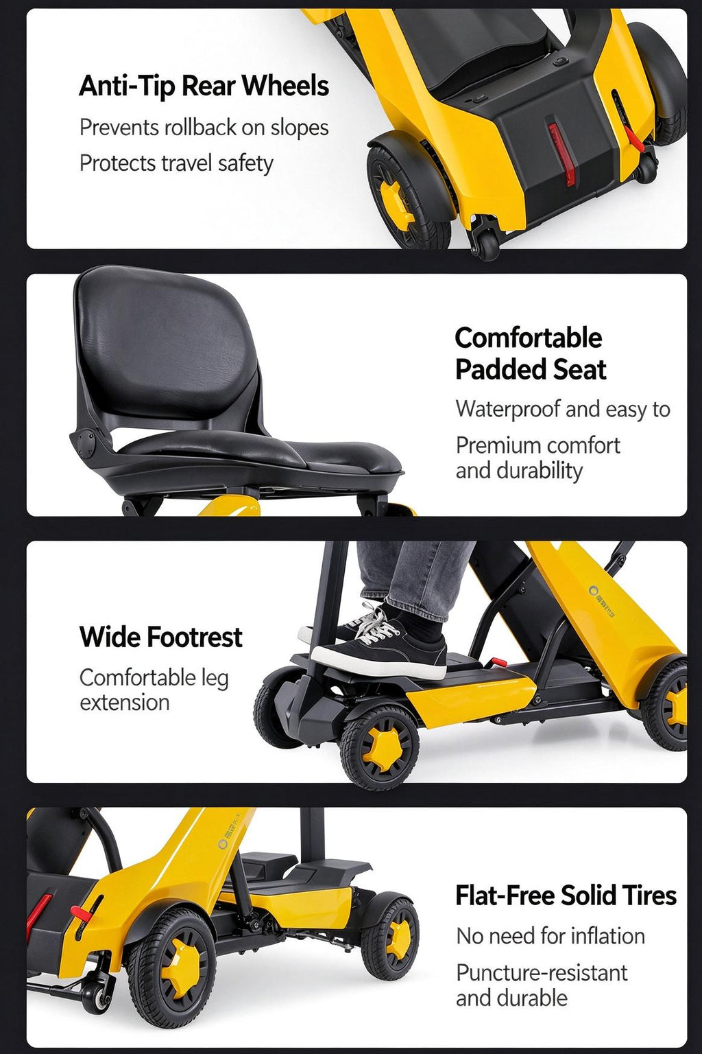 Amblebot FNS01 Portable Folding Mobility Scooter