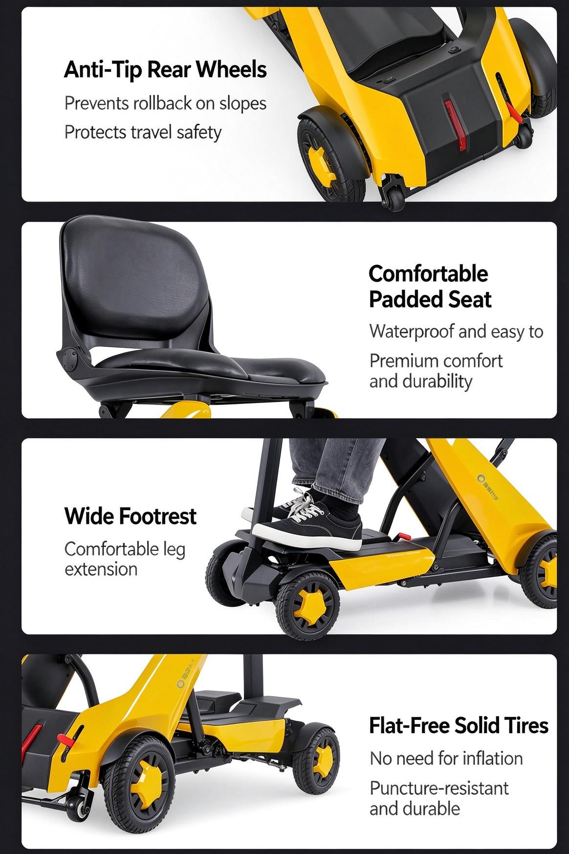 Amblebot FNS01 Portable Folding Mobility Scooter