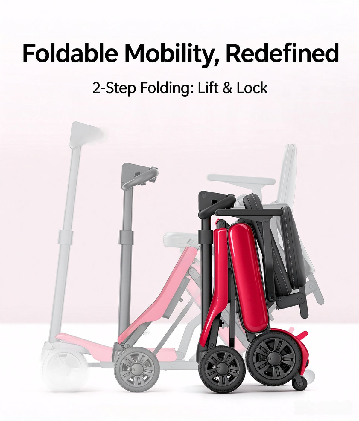Amblebot KD101  Easy-Fold Travel Mobility Scooter